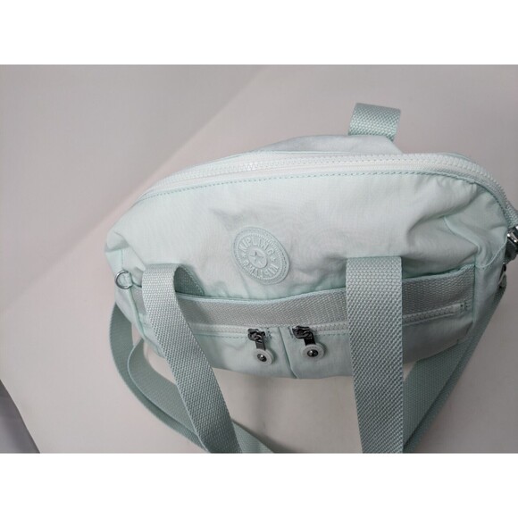 Kipling Klara Women's Crossbody Satchel Bag Willow Green Pockets Lightweight - Picture 5 of 7